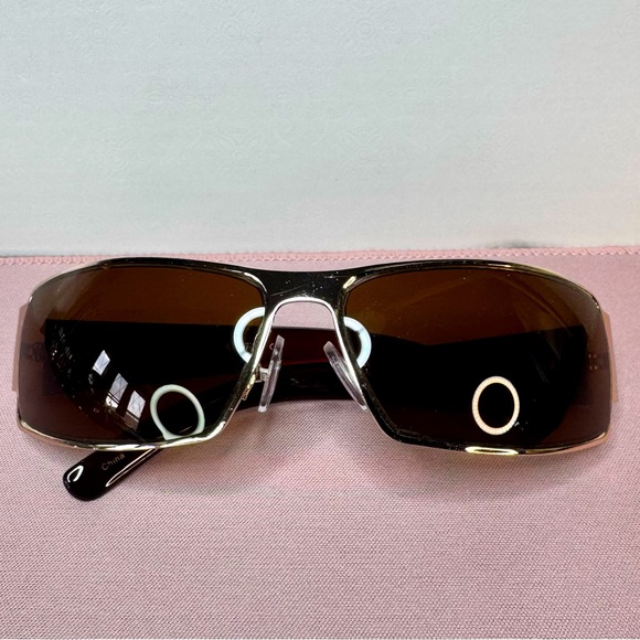 Khan Other - Khan logo Brown Sunglasses